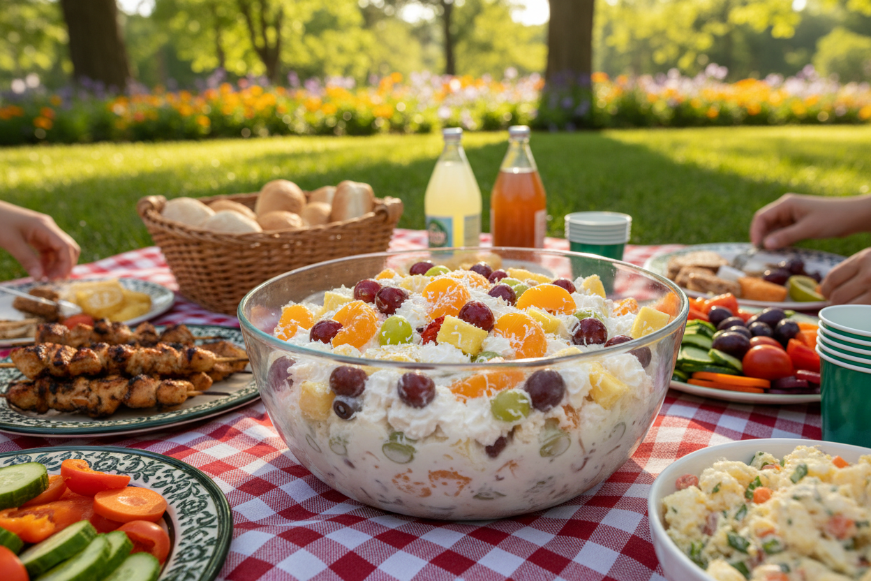 Ambrosia Salad Potluck Picnic